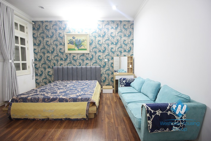 The 4-bedroom fully furnished apartment at Ciputra is located in a quiet area with fresh air